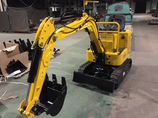 Mini excavador de la correa eslabonada del mini del excavador SJ10 de la máquina tambor del doble para la pequeña área de trabajo 950kgs
