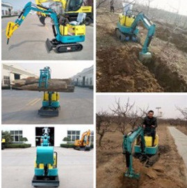 Cultive el mini equipo picador compacto 900kgs de la excavación de la máquina 800kgs del excavador mini