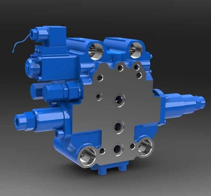 SXHCF10L rotativo búfer Válvula hidráulica direccional para niveladoras de Motor