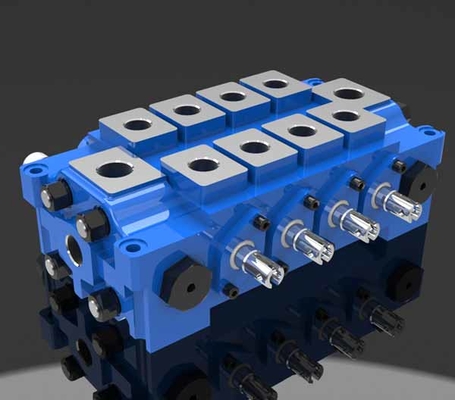 Múltiple hidráulico combinado válvula de Control direccional DL para ingeniería